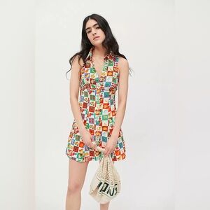 UO Tia Multi Fruit tennis dress
